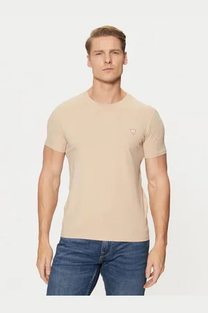 Guess Tops y Camisetas M2YI36 I3Z14 CORE TEE-G1DR NEUTRAL SAND para hombre