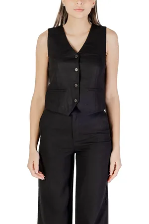 ONLY Chaleco de traje ONLCARO S/L LINEN BLEND VEST CC TLR 15338714 para mujer