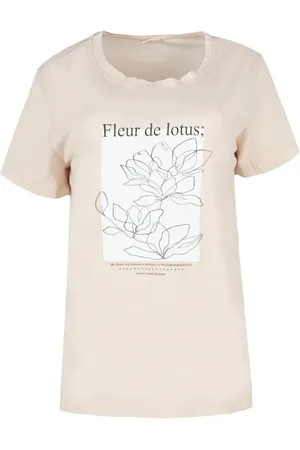 JACQUELINE DE YONG Polo JDYFAROCK S/S GLITTER PRINT TOP JRS para mujer
