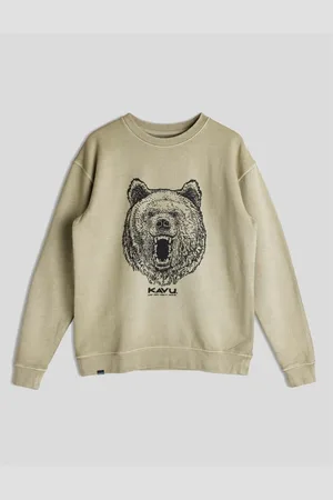Kavu Jersey SUDADERA CORE CREW OLIVE para hombre