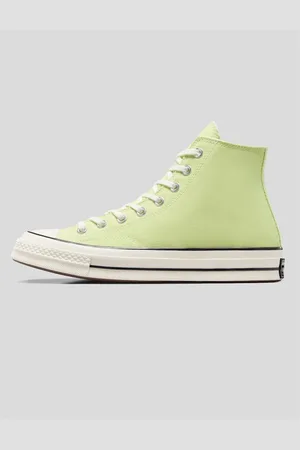 Converse Deportivas Moda Zapatillas Chuck 70 Hi Citron This Green/Blanco/Negro para hombre