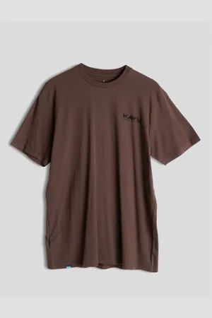 Kavu Camiseta CAMISETA KLEAR ABOVE ETCH ART TEE WALNUT para hombre