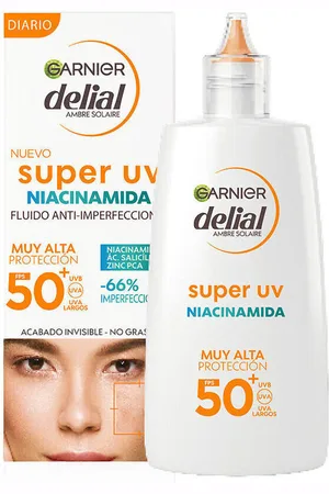 Garnier Hidratantes & nutritivos Delial Super Uv Niacinamida Anti-imperfecciones Spf50+ para mujer