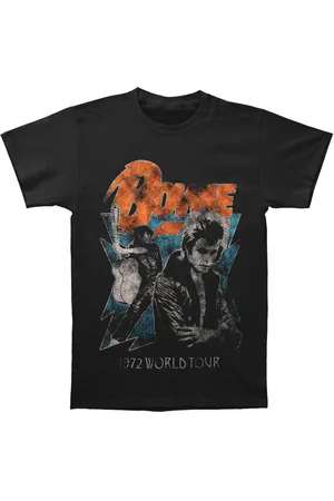 David Bowie Camiseta manga larga 1972 World Tour para mujer