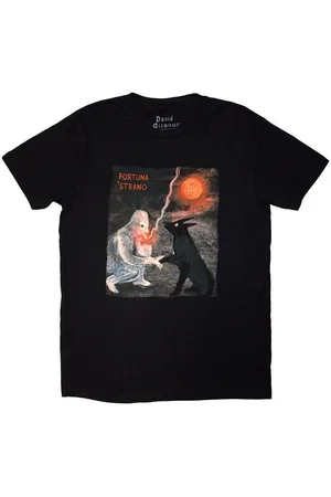 David Gilmour Camiseta manga larga Luck Strange Fortuna E Strano para mujer