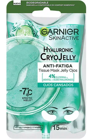 Garnier Hidratantes & nutritivos Hyaluronic Cryojelly Tissu Mask Ojos Antifatiga para mujer