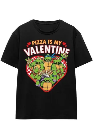 Teenage Mutant Ninja Turtles Tops y Camisetas Pizza Is My Valentine para mujer