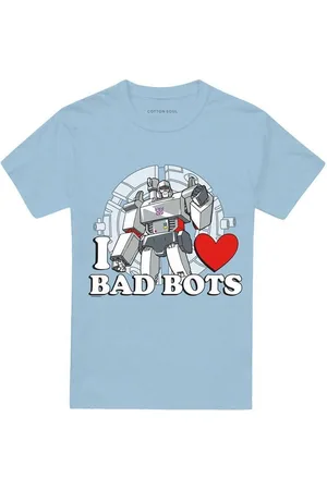 TRANSFORMERS Camiseta manga larga I Love Bad Bots para hombre
