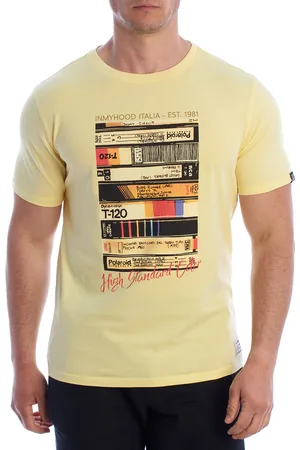 IN MY HOOD Camiseta HS24MTS24-YELLOW para hombre