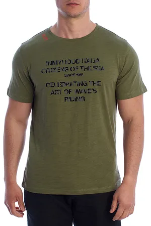 IN MY HOOD Camiseta HS24MTS17-MILITARY para hombre