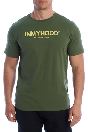 IN MY HOOD Camiseta HS24MTS02-MILITARY para hombre