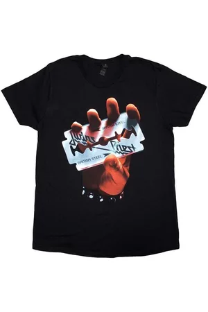 Judas Priest Camiseta manga larga British Steel para mujer