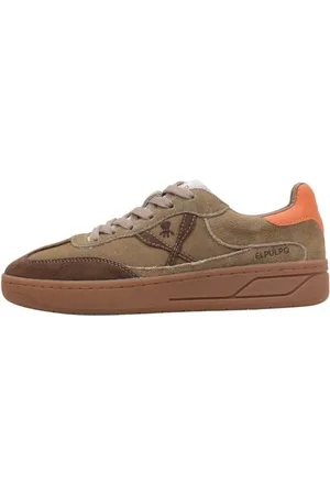 Elpulpo Zapatillas ZAPATILLA PIEL VUELTA CONTRASTES EP CANIDE MARRÓN para hombre