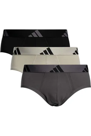 adidas Braguitas Paquete de 3 calzoncillos de algodón Active Flex para hombre