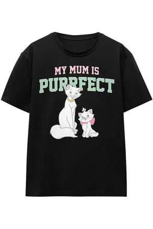 Dessins Animés Tops y Camisetas My Mum Is Purrfect para mujer