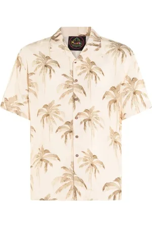 MAUNA KEA Camisa manga larga Camisa hawaiana para hombre