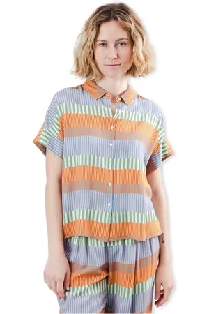 Brava Fabrics Blusa Mediterranean Shirt - Orange para mujer