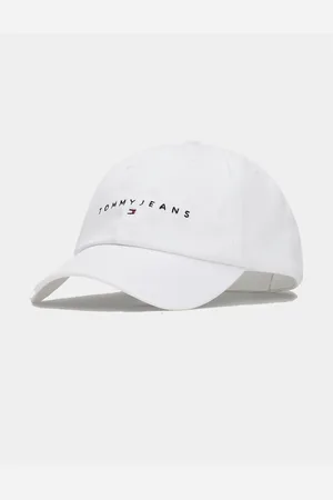 Tommy Hilfiger Gorra Gorra Linear Logo 6 Panel Blanca para mujer