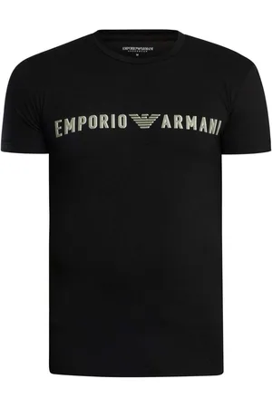 Emporio Armani Pijama Camiseta Lounge Mega Logo Crew para hombre