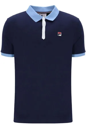 Fila Tops y Camisetas Panatta 2 Polo Shirt Navy/Vista Blue/White para hombre