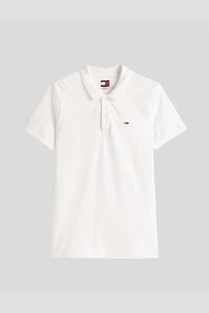 Tommy Hilfiger Camiseta CAMISETA FLAG PATCH SLIM POLO ECRU para hombre
