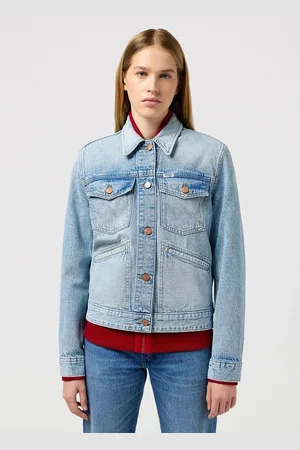 Wrangler Chaquetas 112350343 HERITAGE JKT-MID STONE para mujer