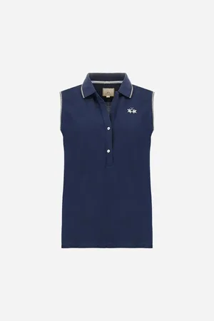 La Martina Tops y Camisetas WAP005 PK001-07017 NAVY para mujer