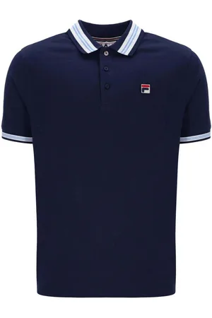 Fila Tops y Camisetas Faraz Tipped Polo Shirt Navy/White/Vista Blue para hombre
