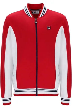 Fila Chaqueta deporte Settanta Baseball Track Top Jacket Red para hombre