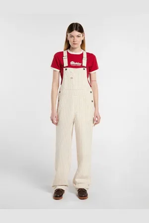 Dickies Mono SERVICE BIB W - DK0A4Z6HC481-EGRET para mujer