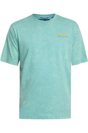 Penfield Camiseta Camiseta con escena de ballena para hombre