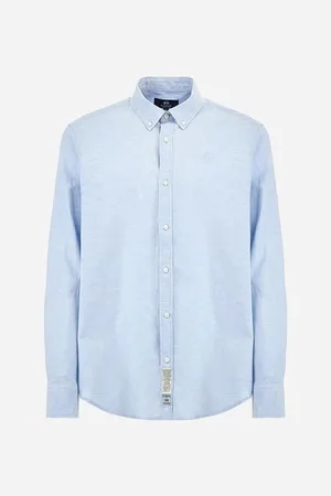 La Martina Camisa manga larga MAC006 TL141-07003 BLUE BELL para hombre