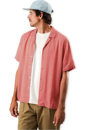 Brava Fabrics Camisa manga larga Tramuntana Shirt - Red para hombre