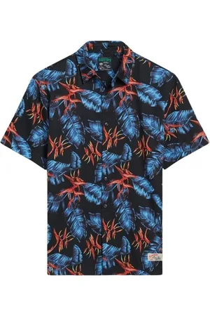 Superdry Camisa manga larga Chemise hawaïenne para hombre