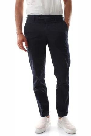 Berwich Pantalones DABFFCROPP-GD T0101X-NAVY665 para hombre
