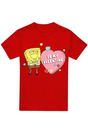 Spongebob Tops y Camisetas Be My Valentine para mujer