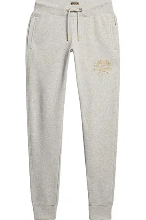 Superdry Pantalón chandal Jogging slim femme Luxe Metallic Logo para mujer