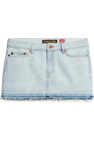 Superdry Falda Mini jupe en jean femme para mujer