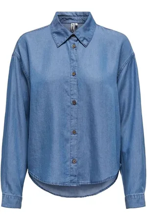 ONLY Camisa 15337928 CHARIS-MEDIUM BLUE para mujer