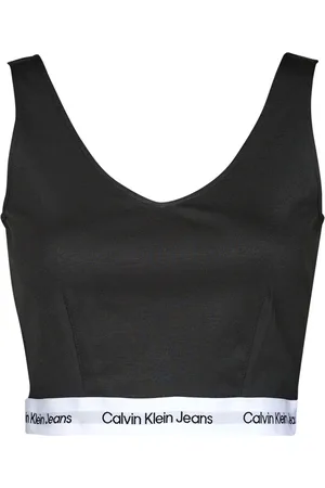 Calvin Klein Sujetador CONTRAST TAPE MILANO STRAPPY TOP para mujer