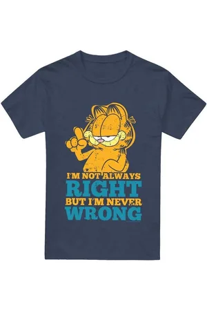 Garfield Tops y Camisetas Never Wrong para mujer