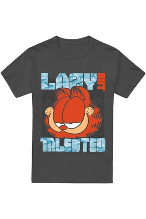 Garfield Tops y Camisetas Lazy But Talented para mujer