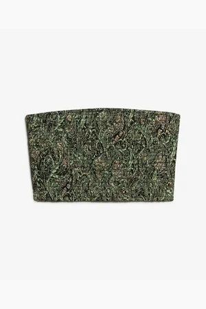 Superdry Blusa Blouse bandeau à motif cachemire femme St Tropez para mujer