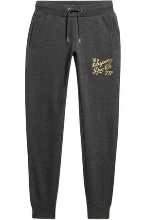 Superdry Pantalón chandal Jogging slim femme Luxe Metallic Logo para mujer