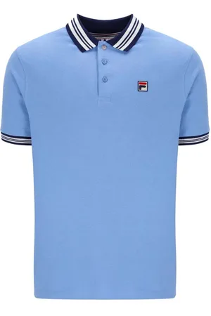 Fila Tops y Camisetas Faraz Tipped Polo Shirt Vista Blue/ Navy/White para hombre