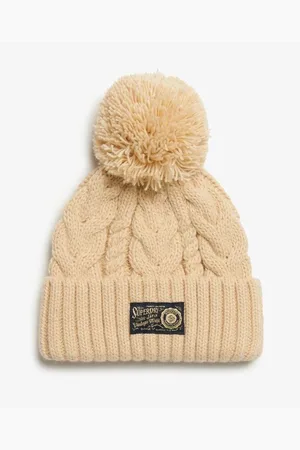Superdry Gorro Bonnet épais en maille torsadée femme para niña