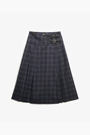 Superdry Falda Jupe plissée mi-longue à carreaux femme para mujer