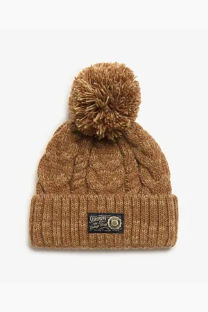 Superdry Gorro Bonnet épais en maille torsadée femme para niña