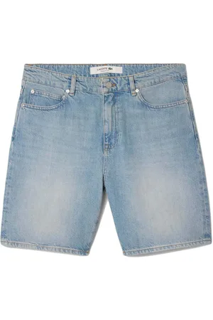 Lacoste Short Straight Fit Denim Bermuda Shorts Blue para hombre