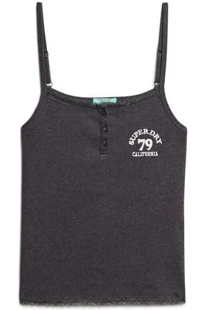 Superdry Camiseta tirantes Débardeur boutonné femme Essential para mujer